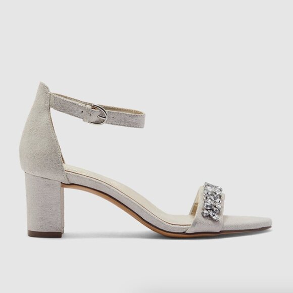 Naturalizer Vera Dress Sandal in Silver - Picture 12 of 12